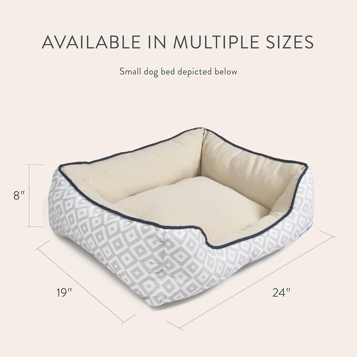 Now House for Pets by  Grey Diamond Cuddler Dog Bed, Small | Small Dog Bed Washable Dog Bed for Small Dogs by Now House by