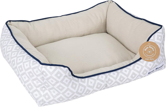 Now House for Pets by  Grey Diamond Cuddler Dog Bed, Small | Small Dog Bed Washable Dog Bed for Small Dogs by Now House by