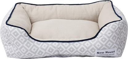 Now House for Pets by  Grey Diamond Cuddler Dog Bed, Small | Small Dog Bed Washable Dog Bed for Small Dogs by Now House by