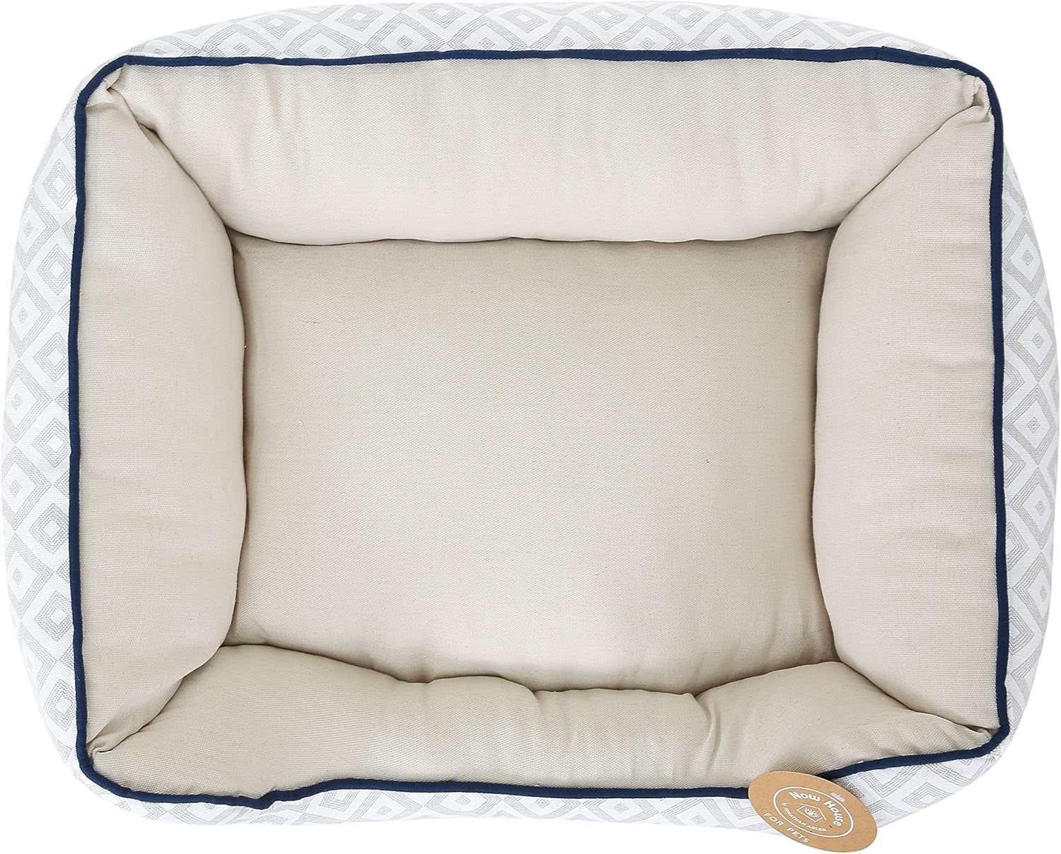 Now House for Pets by  Grey Diamond Cuddler Dog Bed, Small | Small Dog Bed Washable Dog Bed for Small Dogs by Now House by
